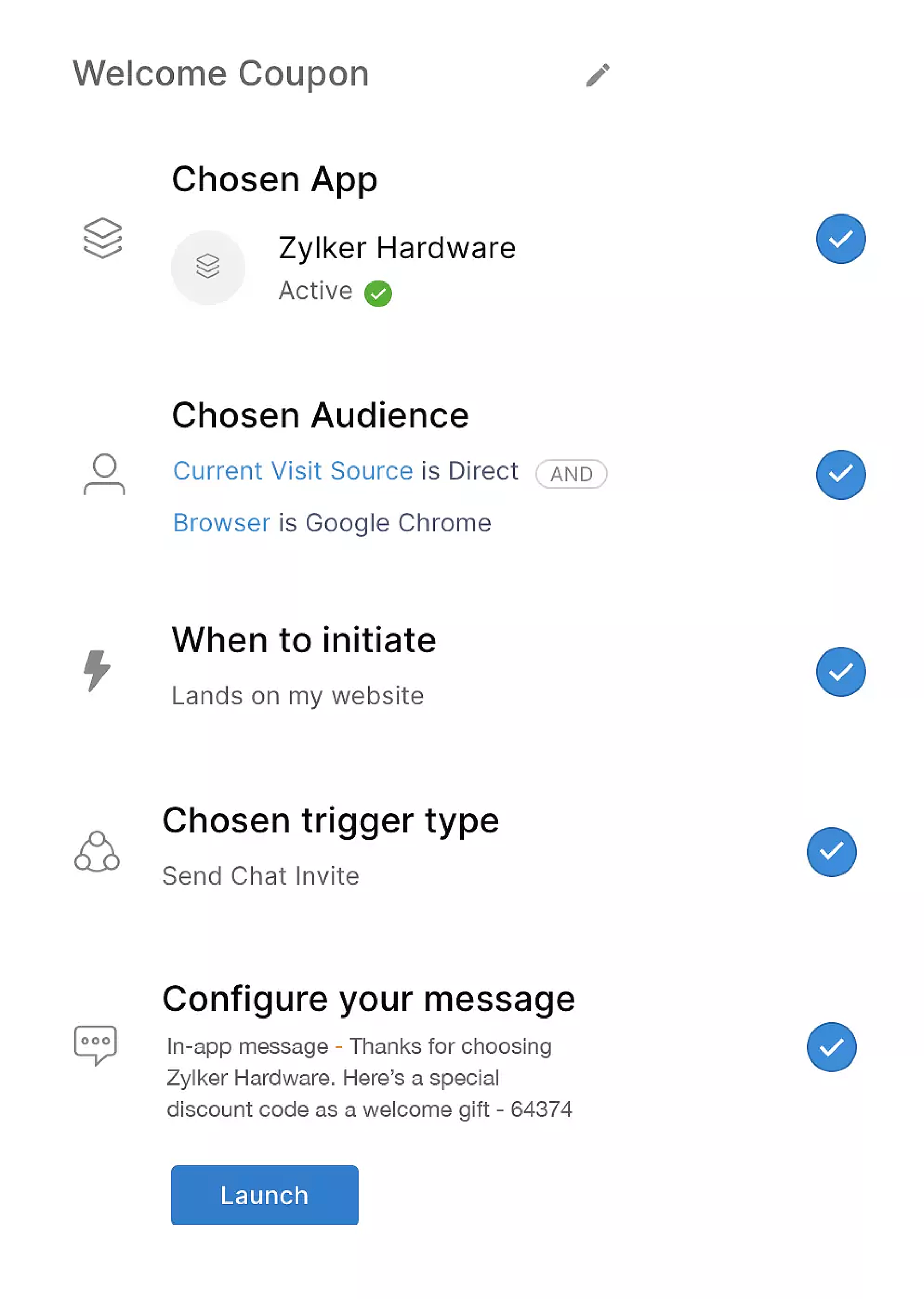 screenshot of Zoho SalesIQ